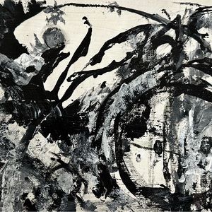 Abstract B&W Art Print by Jan Perez “SoCal Beaches” Collection “Sunset Cliffs”